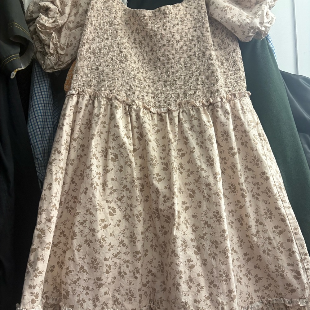 Floral Cream dress